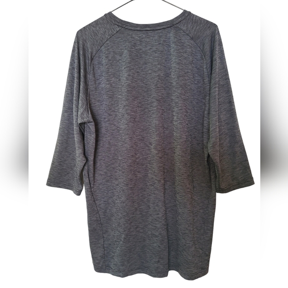 Nike - Grey 3/4 Dri-fit Training Top - Size  L - Picture 2 of 9